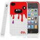 CaseMate Monsta Case Red-White- чудовищен кейс за iPhone 4  thumbnail