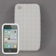 Silicone Soft Case - силиконов калъф за iPhone 4 (бял)  thumbnail