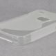Cover Case - силиконов калъф за iPhone 4/4S (бял, прозрачен)  thumbnail 2