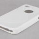 Cover Case - силиконов калъф за iPhone 4/4S (бял, прозрачен)  thumbnail 6
