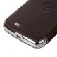 Uniico Book Leather Case - кожен калъф тип портфейл за Samsung Galaxy S4 i9500 (кафяв) thumbnail 5