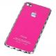 Заден капак с прилежащите към него части за захващане за iPhone 4 (розов) thumbnail 2