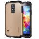 Spigen Tough Armor - удароустойчив хибриден кейс за Samsung Galaxy S5 (златист) thumbnail