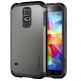 Spigen Tough Armor - удароустойчив хибриден кейс за Samsung Galaxy S5 (тъмносив) thumbnail