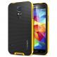 Spigen Neo Detachable Framer - удароустойчив хибриден кейс за Samsung Galaxy S5 (черен-жълт) thumbnail