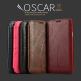 Oscar II Luxury Series - луксозен кожен флип калъф, ръчна изработка за Samsung Galaxy S5/S5 NEO  (черен) thumbnail 4