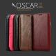 Oscar II Luxury Series - луксозен кожен флип калъф, ръчна изработка за Samsung Galaxy S5  (кафяв) thumbnail 4