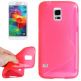 S-Line силиконов кейс за Samsung Galaxy S5 (розов) thumbnail