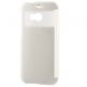 Flip Leather ID Caller Case - хоризонтален кожен калъф с прозорче за HTC ONE 2 M8 (бял) thumbnail 2