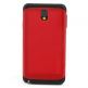 (+Подарък втори кейс) Spigen Armor - удароустойчив хибриден кейс за Samsung Galaxy Note 3 (червен) thumbnail 3