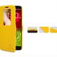 Nillkin Window Flip Case - кожен калъф, тип портфейл за LG G2 (жълт) thumbnail