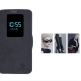 Nillkin Window Flip Case - кожен калъф, тип портфейл за LG G2 (жълт) thumbnail 3