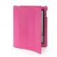 Tucano Cornice Folio Case - кожен кейс с поставка за iPad 2/3 (розов)  thumbnail