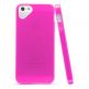 Olo Glacier Snap On TPU Case - термополиуретанов калъф за iPhone 5 (розов) thumbnail
