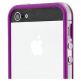 Protective Ultraslim Clear Bumper - силиконов бъмпер за iPhone 5 (лилав) thumbnail 4