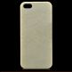 Grip Texture Plastic Case - поликарбонатов кейс за iPhone 5 (жълт-прозрачен) thumbnail