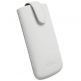 Krusell Asperö L Long - кожен калъф с лента за издърпване за iPhone 5, iPod Touch 5 и мобилни телефони (бял) thumbnail