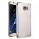 Тънък силиконов (TPU) калъф за Samsung Galaxy S7 Edge (прозрачен-сребрист) thumbnail