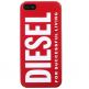 Diesel Snap Case Red Logo - дизайнерски кейс за iPhone 5 (червен) thumbnail