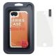Elago S5 Leather Flip Case - калъф от естествена кожа + HD покритие за iPhone 5 (оранжев) thumbnail 5