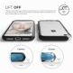 Elago Bumper Case - бъмпер и комплект защитни покрития за дисплея и задната част за iPhone SE 2020, iPhone 7, iPhone 8 (черен) thumbnail 5