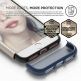 Elago S7 Glide Case + HD Clear Film - поликарбонатов кейс и HD покритие за iPhone SE 2020, iPhone 7, iPhone 8 (златист-тъмносин) thumbnail 3