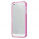 Ultra-Thin ABS Bumper - поликарбонатов бъмпер за iPhone 5 (розов-прозрачен) thumbnail 3