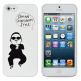 Gangnam Style Case - поликарбонатов кейс за iPhone 5 (бял) thumbnail