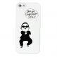 Gangnam Style Case - поликарбонатов кейс за iPhone 5 (бял) thumbnail 2