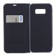 Horizontal Flip Leather - кожен калъф с джоб за карти за Samsung Galaxy S8 Plus (черен) thumbnail 4