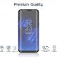 3D Glass Case Friendly Curved  - калено стъклено защитно покритие с извити ръбове за целия дисплея на Samsung Galaxy S8 Plus (прозрачен) thumbnail 2