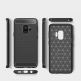 Carbon Texture удароустойчив силиконов кейс за Samsung Galaxy A5 2017 (черен) thumbnail 3