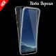 360 Градуса силиконов кейс от 2 части за екрана и гърба за Samsung Galaxy S10 Plus (прозрачен)  thumbnail
