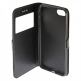 IPAKY Case - хоризонтален кожен калъф с прозорец за Samsung Galaxy S8 (черен) thumbnail 4