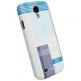 Krusell PrintCover Blue Block - поликарбонатов кейс за Samsung Galaxy S4 i9500 thumbnail