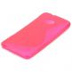S-Line Cover Case - силиконов калъф за HTC ONE (розов-прозрачен) thumbnail 3