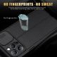CamShield Silicone Case - силиконов кейс с кожена текстура за iPhone 13 Pro Max (черен) thumbnail 5
