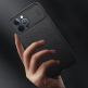 CamShield Silicone Case - силиконов кейс с кожена текстура за iPhone 13 Pro (черен) thumbnail 5