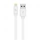 Hoco Lightning USB Cable  - USB кабел за Apple устройства с Lightning порт (100 см) (бял) thumbnail