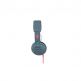 Skullcandy Grind Headphones Stripes - дизайнерски слушалки с микрофон за смартфони (син) thumbnail 2