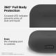 Elago Airpods Slim Basic Silicone Case - тънък силиконов калъф за Apple Airpods Pro (тъмносив) thumbnail 3