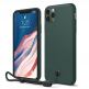 Elago Slim Fit Strap Case - качествен поликарбонатов кейс с каишка за китката за iPhone 11 Pro Max (тъмнозелен) thumbnail
