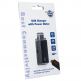 Trendy8 USB Charger with Power Meter - USB захранване и уред за измерване на ампеража и волтажа thumbnail