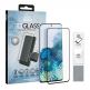 Eiger 3D Glass Edge to Edge Full Screen Tempered Glass - калено стъклено защитно покритие с извити ръбове за целия дисплея на Samsung Galaxy S20 (черен-прозрачен) thumbnail