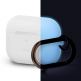 Elago Airpods Original Hang Silicone Case - силиконов калъф с карабинер за Apple Airpods Pro (бял-фосфор) thumbnail