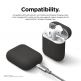 Elago Airpods Skinny Silicone Case - тънък силиконов калъф за Apple Airpods и Apple Airpods 2 (черен)  thumbnail 5