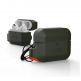 Urban Armor Gear Soft Touch Waterproof Silicone Hang Case - водо и удароустойчив силиконов калъф с карабинер за Apple Airpods Pro (тъмнозелен) thumbnail