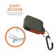 Urban Armor Gear Soft Touch Waterproof Silicone Hang Case - водо и удароустойчив силиконов калъф с карабинер за Apple Airpods Pro (тъмнозелен) thumbnail 4