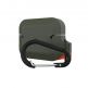 Urban Armor Gear Soft Touch Waterproof Silicone Hang Case - водо и удароустойчив силиконов калъф с карабинер за Apple Airpods Pro (тъмнозелен) thumbnail 7