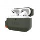 Urban Armor Gear Soft Touch Waterproof Silicone Hang Case - водо и удароустойчив силиконов калъф с карабинер за Apple Airpods Pro (тъмнозелен) thumbnail 8